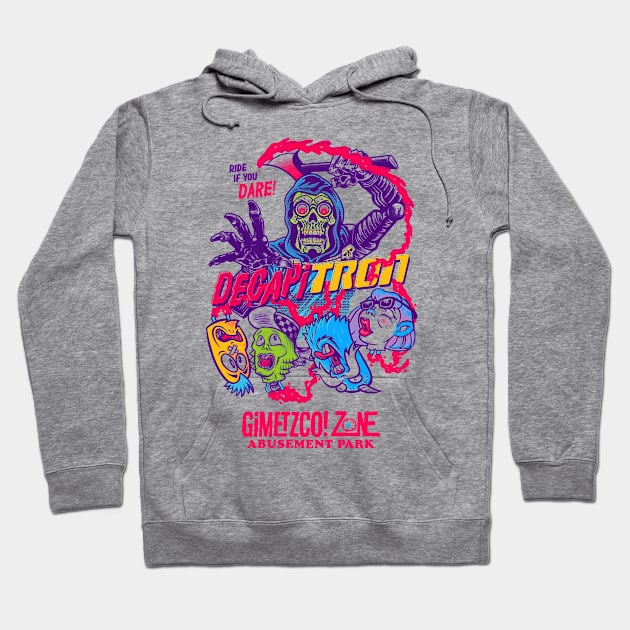 Decapitron G’Zap! Front/back Hoodie by GiMETZCO!